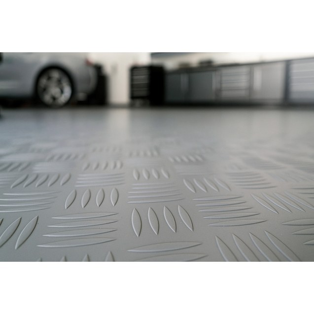 Πλαστικο Δαπεδο Λαμαρινα 1Mm Dk.Grey 2M Newplan