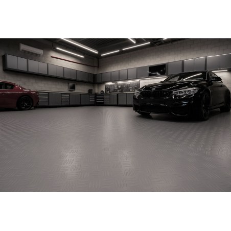 Πλαστικο Δαπεδο Λαμαρινα 1Mm Dk.Grey 2M Newplan