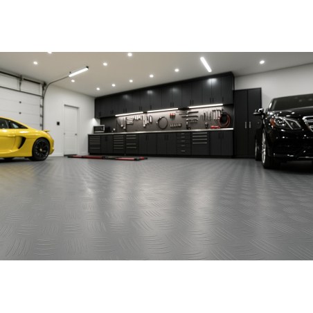 Πλαστικο Δαπεδο Λαμαρινα 1Mm Dk.Grey 2M Newplan