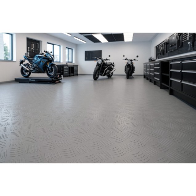 Πλαστικο Δαπεδο Λαμαρινα 1Mm Lt.Grey 2M Newplan