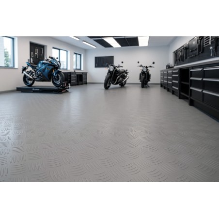 Πλαστικο Δαπεδο Λαμαρινα 1Mm Lt.Grey 2M Newplan