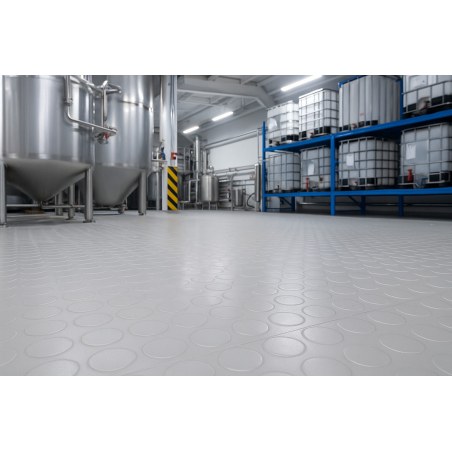 Πλαστικο Δαπεδο Ταπα 1.5Mm L.Grey 2Μ Newplan