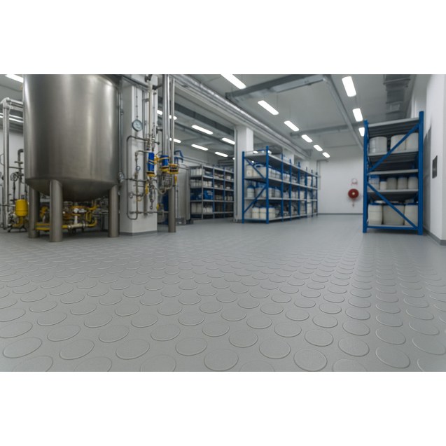 Πλαστικο Δαπεδο Ταπα 1.5Mm L.Grey 2Μ Newplan