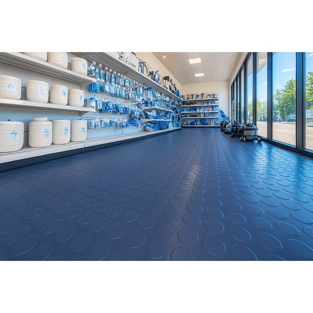 Πλαστικο Δαπεδο Ταπα 1Mm Ocean Blue 2Μ Newplan