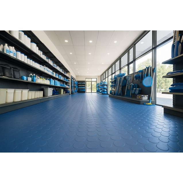 Πλαστικο Δαπεδο Ταπα 1Mm Ocean Blue 2Μ Newplan