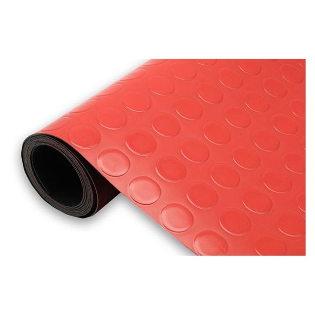 Πλαστικο Δαπεδο Ταπα 1Mm Red 2Μ Newplan