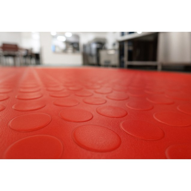 Πλαστικο Δαπεδο Ταπα 1Mm Red 2Μ Newplan