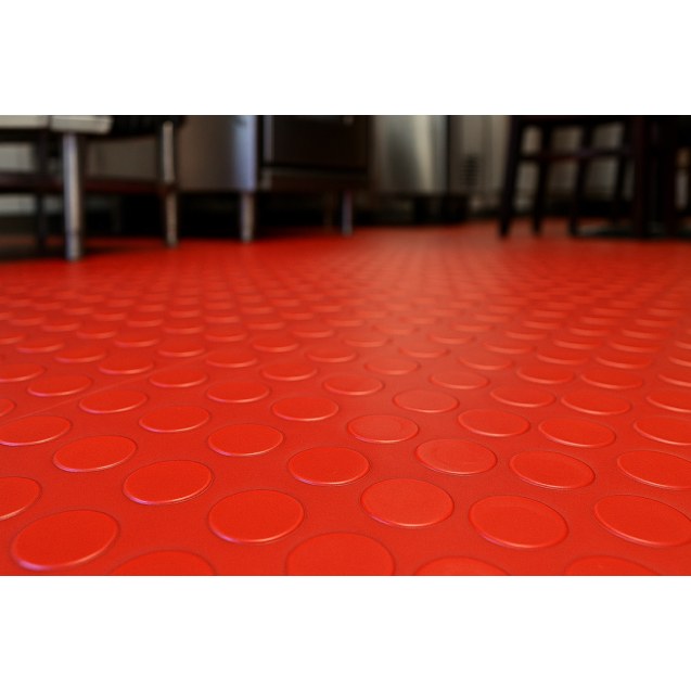 Πλαστικο Δαπεδο Ταπα 1Mm Red 2Μ Newplan