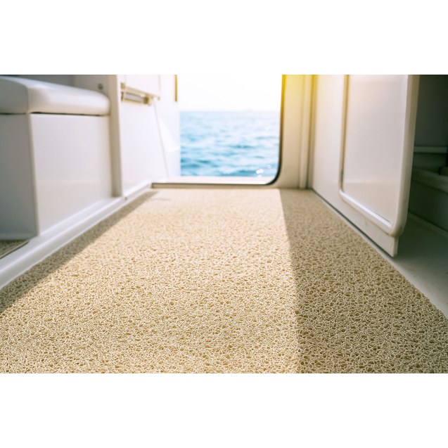 Πλαστικο Δαπεδο Spaghetti 15Mm Beige 1.22M Newplan