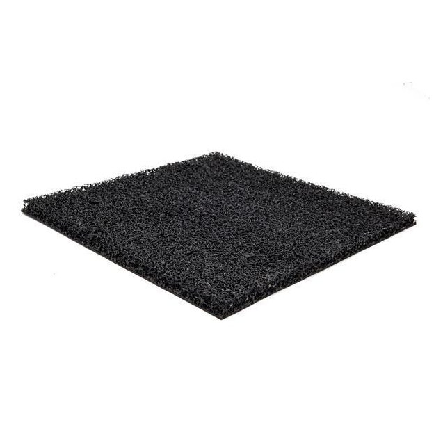 Πλαστικο Δαπεδο Spaghetti 15Mm Black 1.22M Newplan