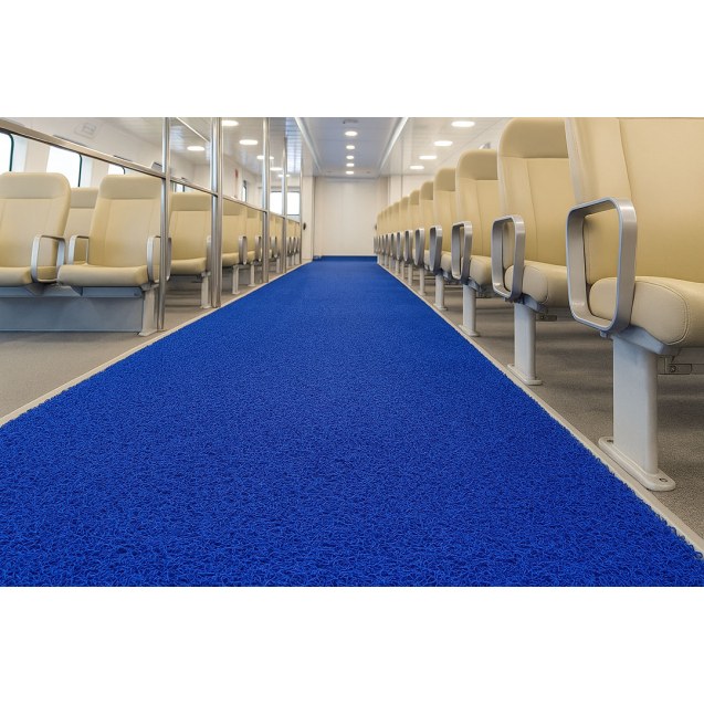 Πλαστικο Δαπεδο Spaghetti 15Mm Blue 1.22M Newplan