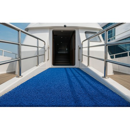 Πλαστικο Δαπεδο Spaghetti 15Mm Blue 1.22M Newplan