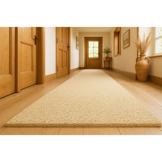 Πλαστικο Δαπεδο Spaghetti 15Mm White 1.22M Newplan