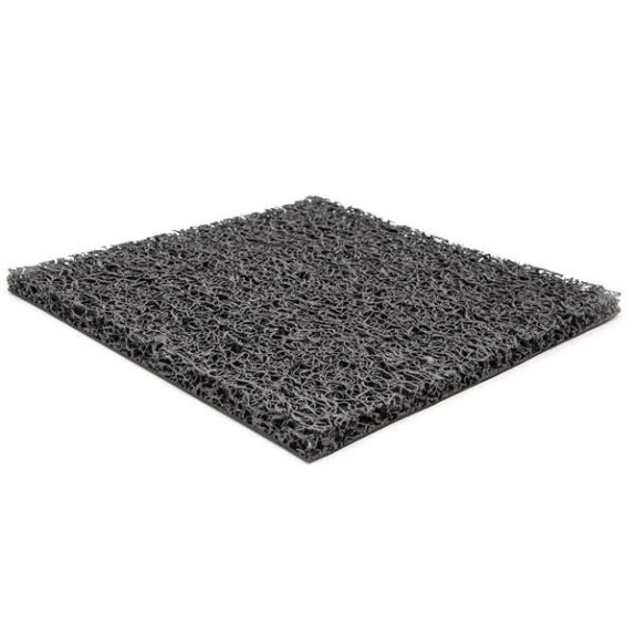 Πλαστικο Δαπεδο Spaghetti 17Mm Dark Grey 1.22M Newplan