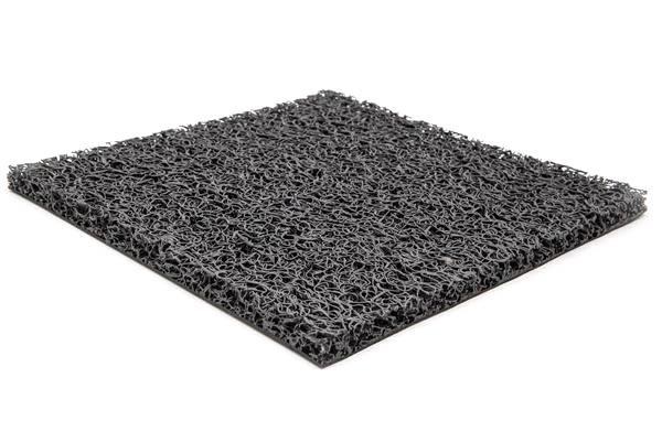 Πλαστικο Δαπεδο Spaghetti 17Mm Dark Grey 1.22M Newplan