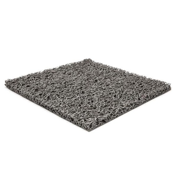 Πλαστικο Δαπεδο Spaghetti 17Mm Grey 1.22M Newplan