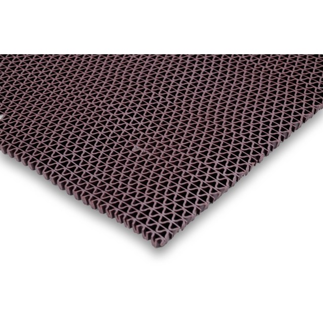 Πλαστικο Δαπεδο Zigzag Ματ 5Mm Brown 1.20Μ Newplan