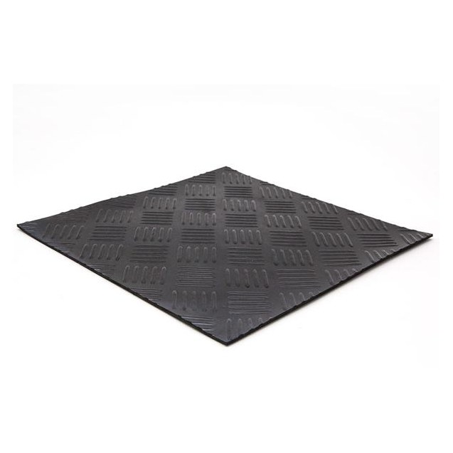 Δαπεδο Καουτσουκ 9005 3Mm Checker Λαμαρινα 1Μ...