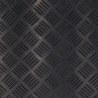 Δαπεδο Καουτσουκ 9005 3Mm Checker Λαμαρινα 1.2Μ Newplan