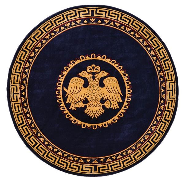 Χαλι Εκκλησιαστικο Lydia 2128A Navy Στρογγυλο - 250X250 Newplan