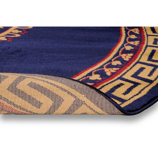 Χαλι Εκκλησιαστικο Lydia 2128A Navy Στρογγυλο -...