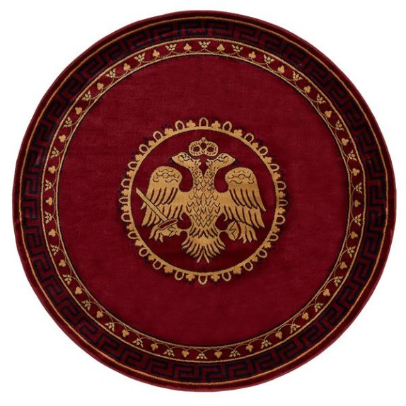 Χαλι Εκκλησιαστικο Athos 2128A Burgundy  Ροτοντα -...