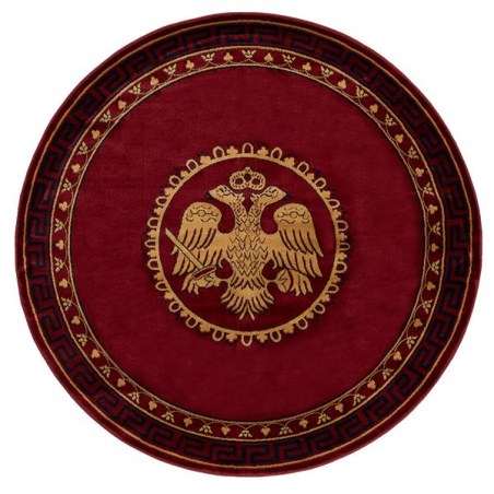 Χαλι Εκκλησιαστικο Athos 2128A Burgundy  Ροτοντα - 200X200  Newplan