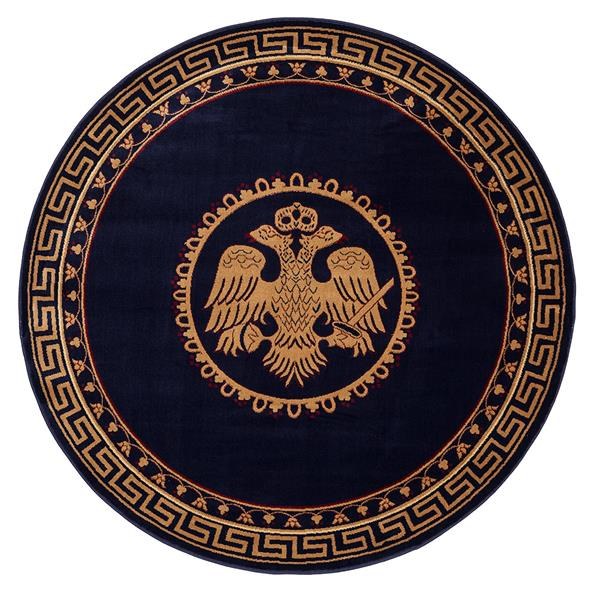 Χαλι Εκκλησιαστικο Athos 2128 Blue Ροτοντα - 200X200 Newplan