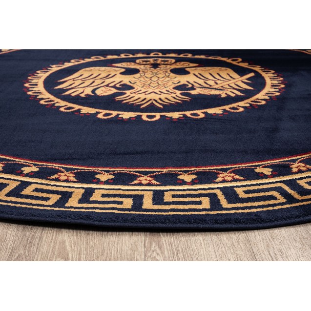 Χαλι Εκκλησιαστικο Athos 2128 Blue Ροτοντα -...