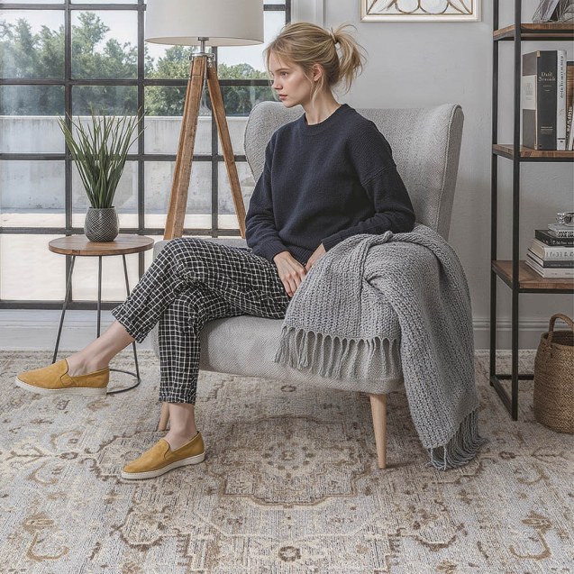 Χαλι Plaza 3628B - 080X150  Newplan