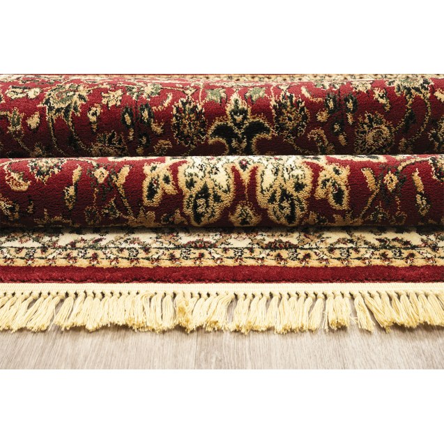 Χαλι Persia 1019 Burgundy Με Κροσσι -...