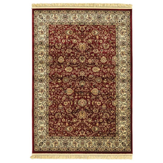 Χαλι Persia 1533 Burgundy Με Κροσσι -...