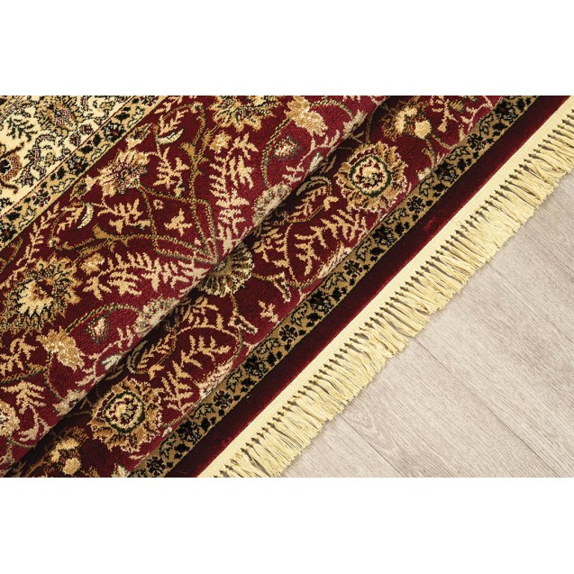 Χαλι Persia 1533 Burgundy Με Κροσσι -...