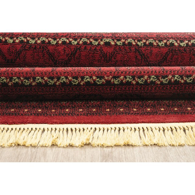 Χαλι Persia 2288 Burgundy Με Κροσσι -...