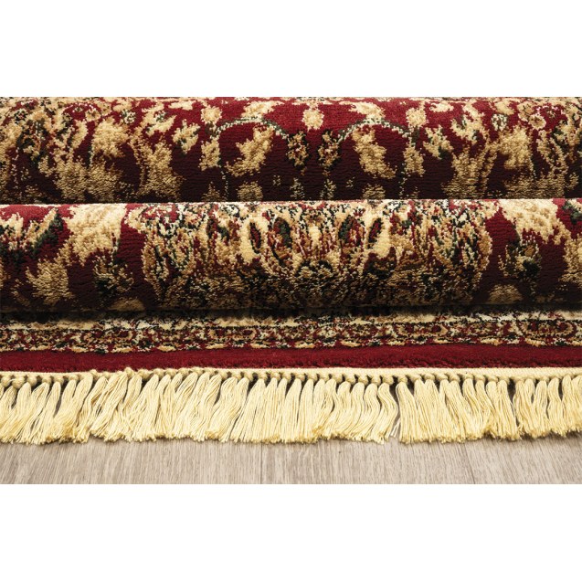 Χαλι Persia 5649 Burgundy Με Κροσσι -...