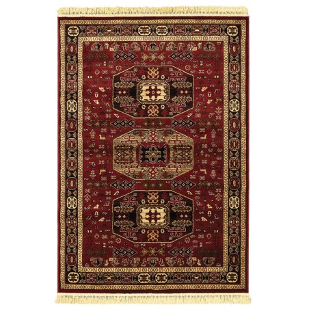 Χαλι Persia 6057 Burgundy Με Κροσσι - Set067(2X140,1X200)  Newplan
