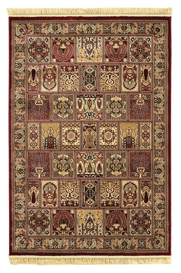 Χαλι Persia 6283 Burgundy Με Κροσσι - Set067(2X140,1X200) Newplan