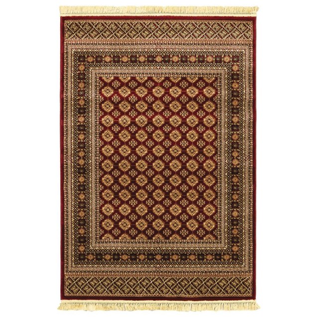 Χαλι Persia 7838 Burgundy Με Κροσσι -...