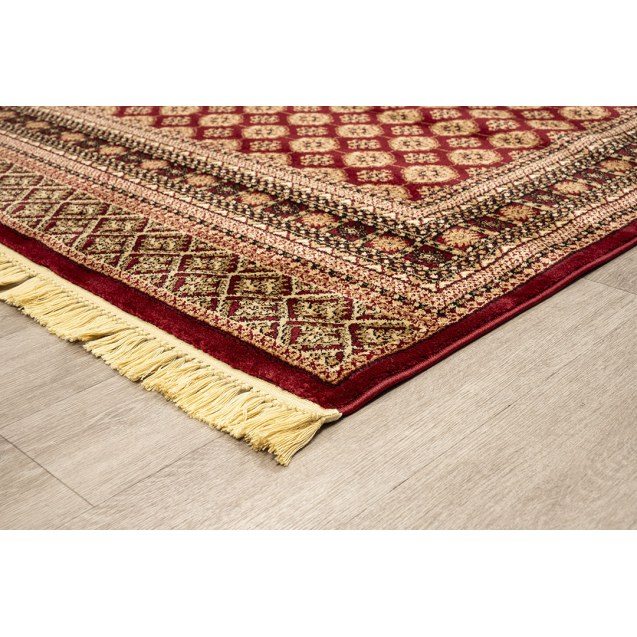 Χαλι Persia 7838 Burgundy Με Κροσσι -...