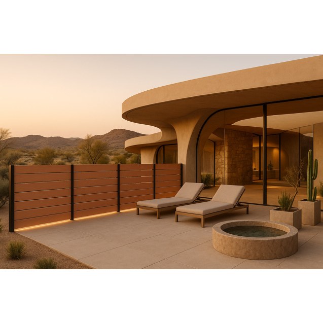 Wpc Περιφραξης 20/140Mm L.Brown 40 Newplan