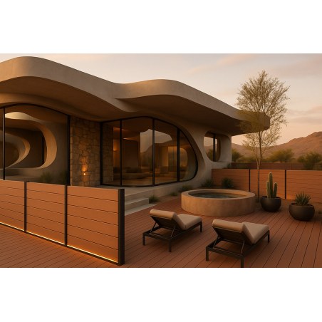 Wpc Περιφραξης 20/140Mm L.Brown 40 Newplan