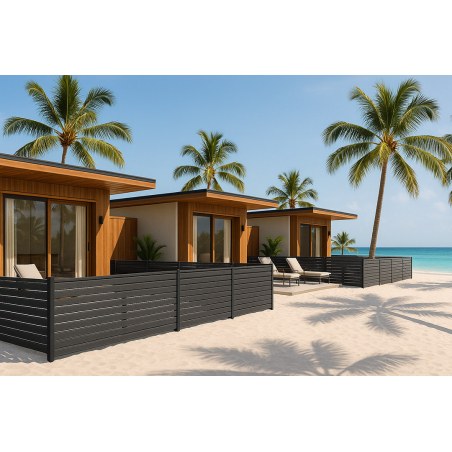 Wpc Περιφραξης 20/140Mm D.Grey 50 Newplan