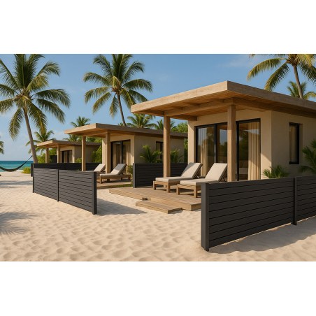 Wpc Περιφραξης 20/140Mm D.Grey 50 Newplan