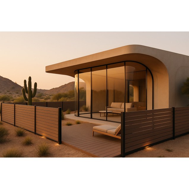 Wpc Περιφραξης 20/140Mm  D.Brown  110 Newplan