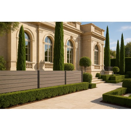 Wpc Περιφραξης 20/140Mm L.Grey 180 Newplan