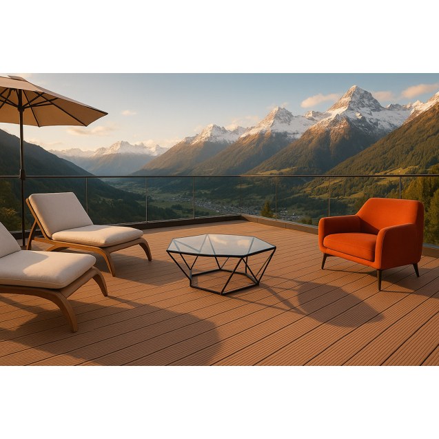 Deck-Wpc Δαπεδου 25/145Mm L.Brown 40 Newplan