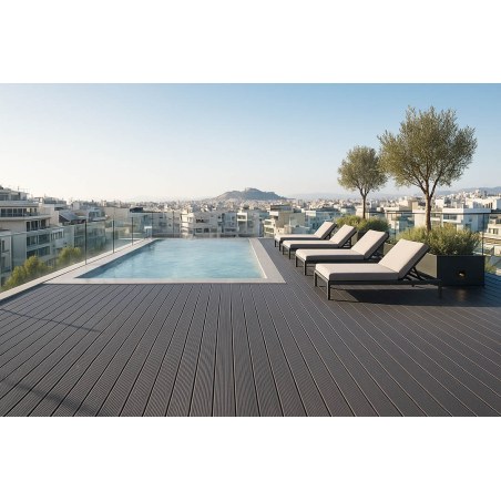 Deck-Wpc Δαπεδου 25/145Mm D.Grey 50 Newplan