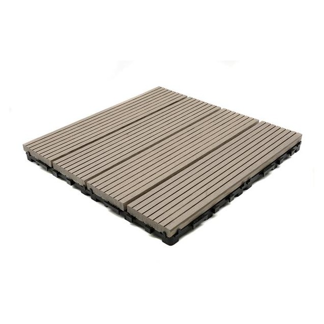 Deck-Wpc Πλακακι Δαπεδου 12Mm 30Χ30 L.Grey 180...