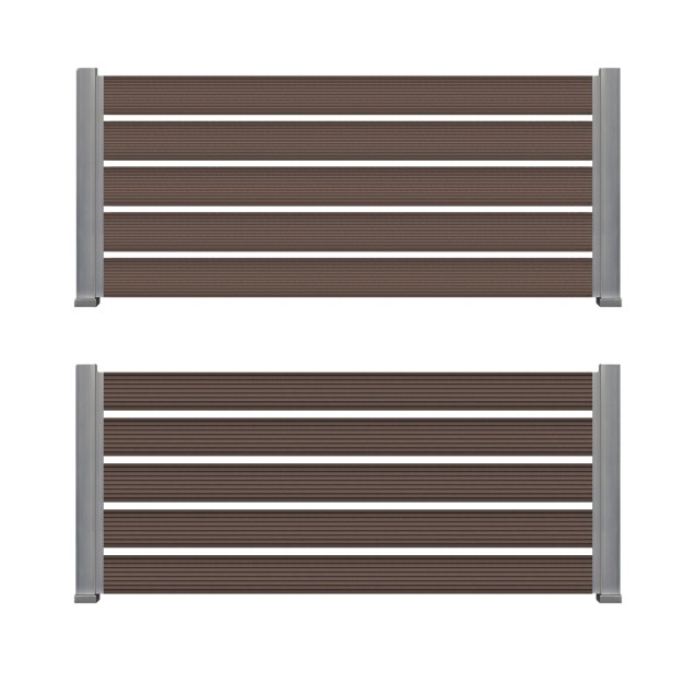 Wpc Περιφραξης 20/110Mm  D.Brown 110 Newplan