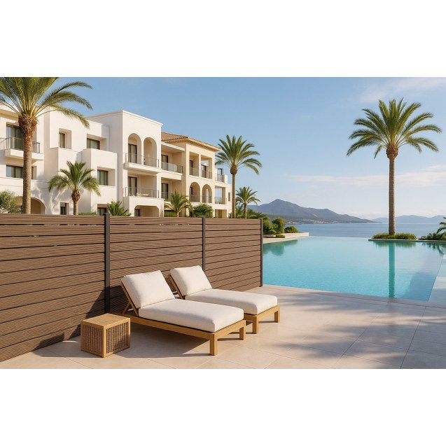 Wpc Περιφραξης 20/110Mm  D.Brown 110 Newplan